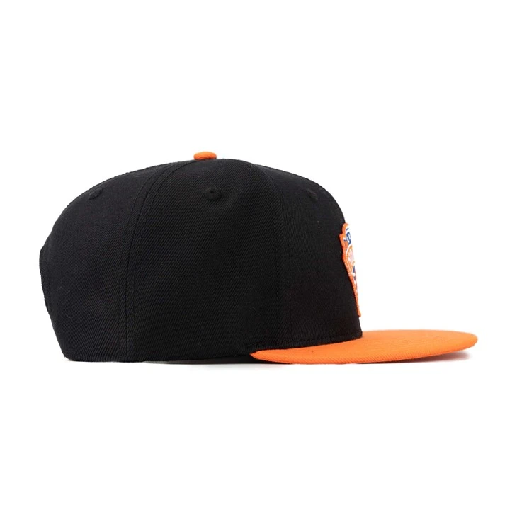 TCAP Custom Wool Blend 6panel Embroidery Flat Brim Women Basketball Cap