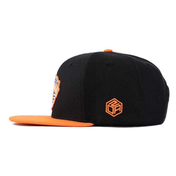 TCAP Custom Wool Blend 6panel Embroidery Flat Brim Women Basketball Cap