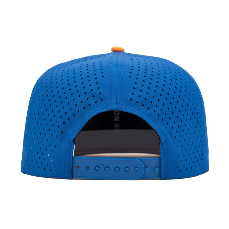 TCAP High Quality 100% Polyester Fabric Custom 3D Rubber Logo Snapback Cap Hats Waterproof Hat